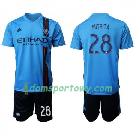 Koszulka New York City FC MITRITA 28 Dziecięcy Domowe Koszulki Piłkarskie 2019-2020 Krótki Rękaw